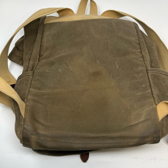 Archival Canvas Backpack Made in the USA Leather details - Picture 16 of 16